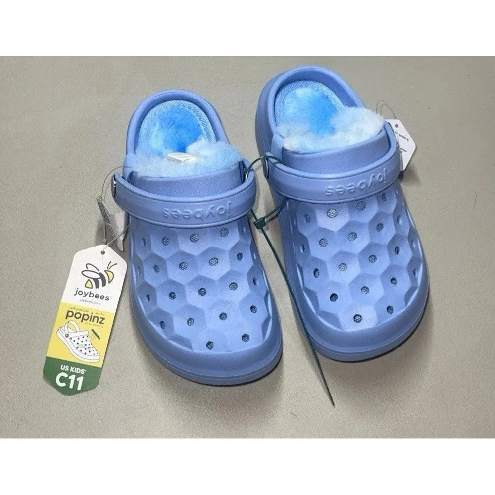 Joybees Clogs Size C11 Kids Outdoor Varsity Lined 0218